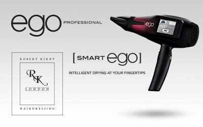 A range of EGO Professional hairtools available in RKL
