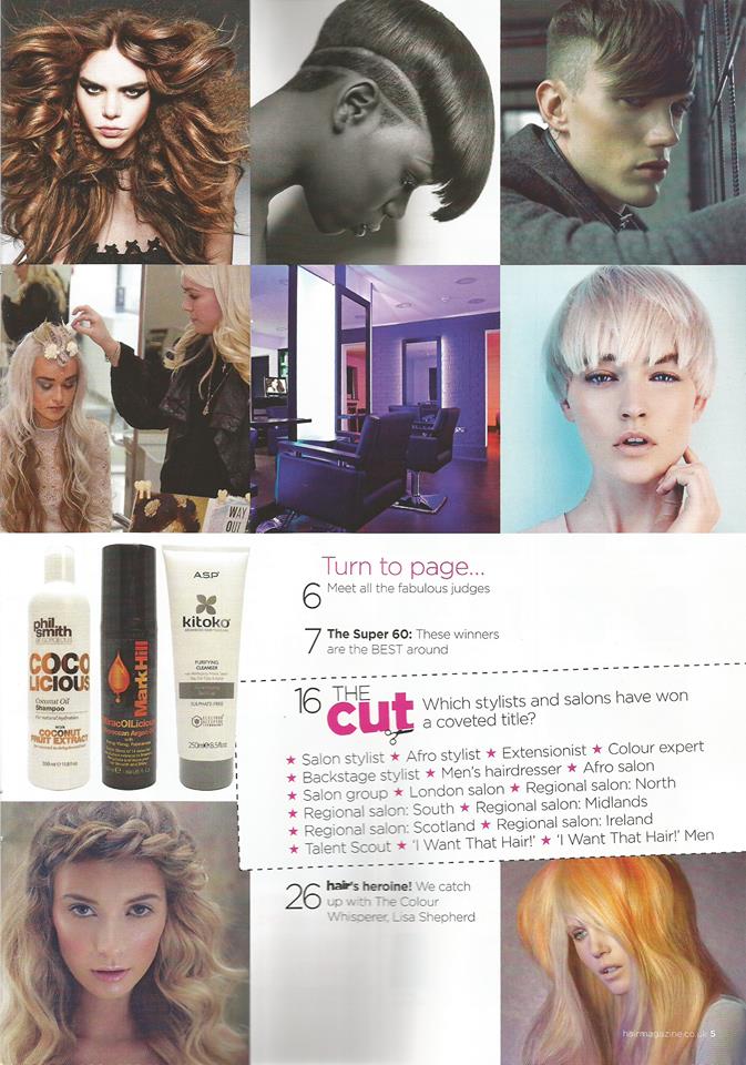 Robert Kirby London HAIR AWARDS crowned our rogue stylish look