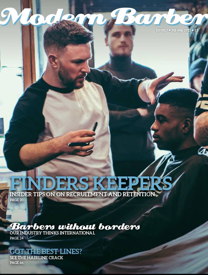 Robert Kirby London Featured in Modern Barber Magazine